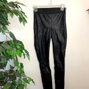 H&M LEATHER PANTS